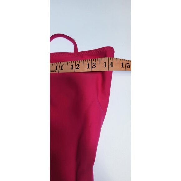 SAME LOS ANGELES One Piece Swimsuit Womens Fiusha Sz Large Flower in The Throat - Picture 5 of 8